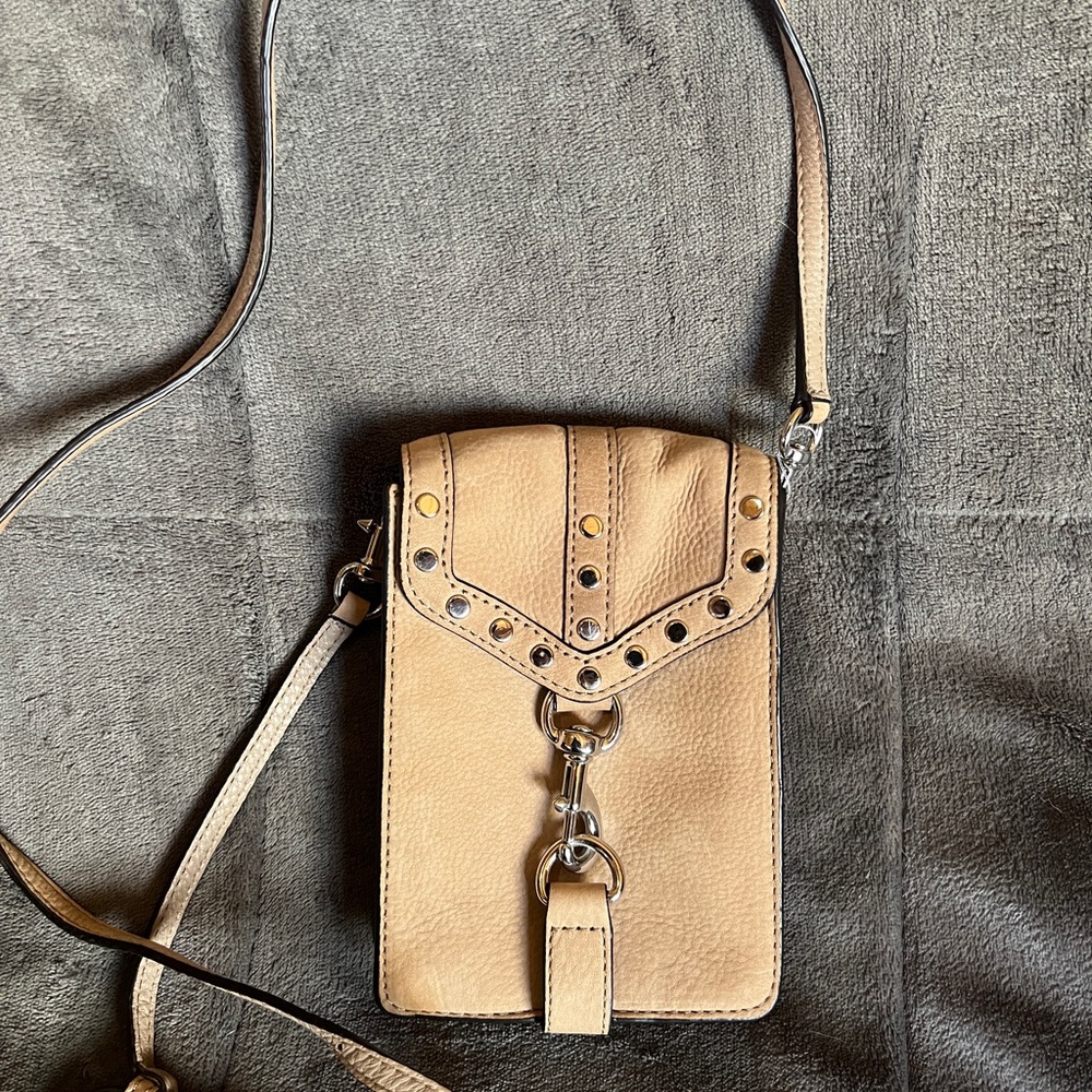 Rebecca Minkoff Tan Studded Crossbody Bag